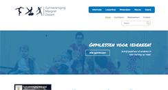 Desktop Screenshot of gymverenigingmargriet.nl
